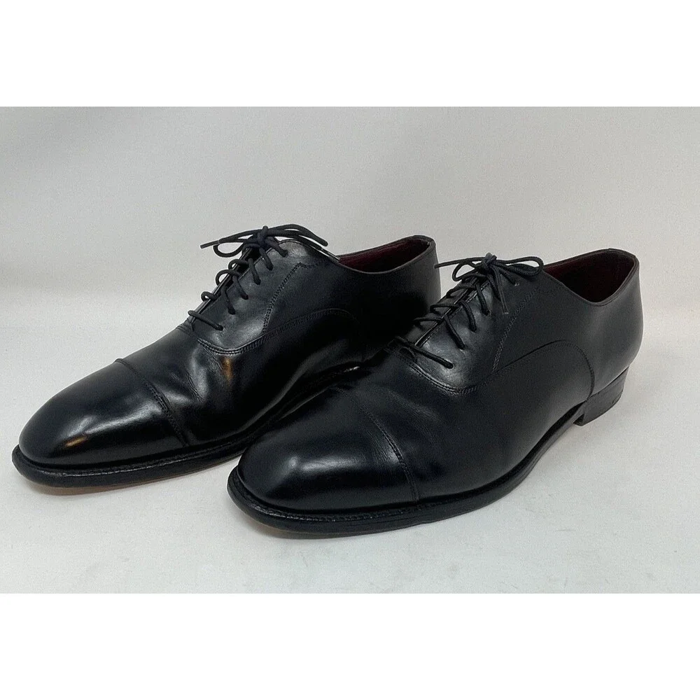 Church's Masterclass Custom Grade Men's Black Leather Oxford Dress Shoes Sz 9.5